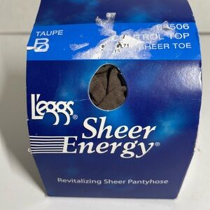 L’eggs Sheer Energy Control Top Pantyhose - Taupe Size B